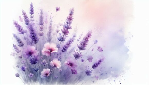 Download Lavender Watercolor Soft - Lavender Collection