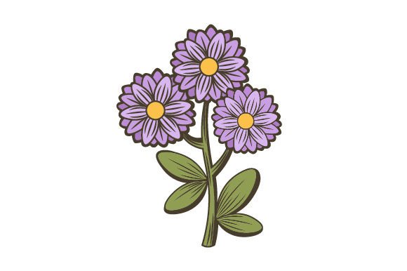 Download Retro Violet Flowers - Violet flowers Collection