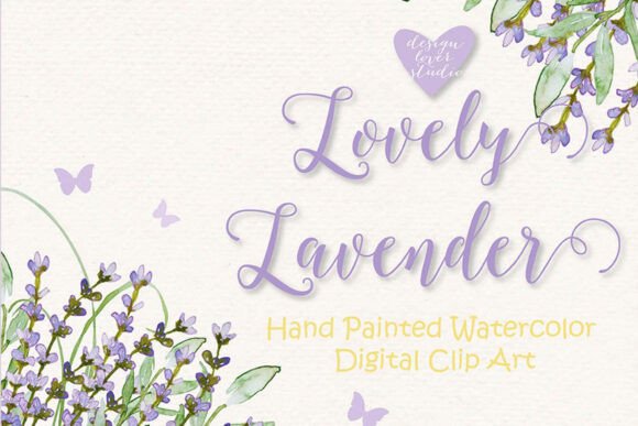 Download Watercolor Lavender Flowers Clipart, Wat - Lavender Collection