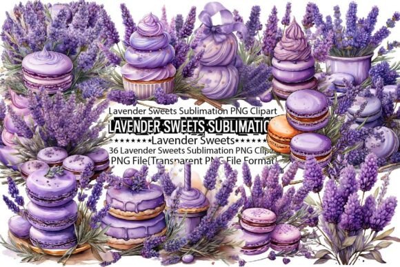 Download Lavender Sweets Sublimation Bundle - Lavender Collection